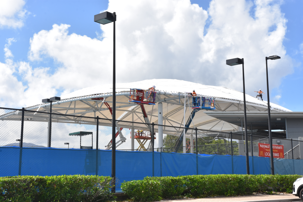 tennis centre roof